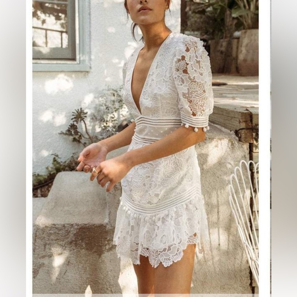 Saylor Mai Dress White Size L
